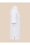 Durable Fabric - Short Sleeve Women's Chef Jacket - Double Breasted with Double Row Buttons - Collar with Name Embroidery Gift - White/Black - 3