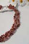 Certified Kardenlyan Agate Broken Stone Natural Stone Necklace (3 Rows) - 2