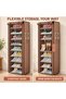 9-Tier Shoe Rack Canvas Shoe Storage Cabinet - 6