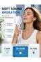 KALAMAN Handheld Fan [1-100 Speed], 3600mAh Portable Rechargeable Fan with LED Display, Powerful Motor, Summer Essentials for Travel, Beach, Vacation, Makeup, Concerts, Cruise (White) - 3