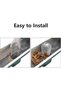 12 Pack Gutter Guard, 3" Expandable Aluminium Filter Strainer, Downspout Leaf Filter, Mesh Gutter St - 4