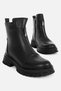 Barew Women's Genuine Leather Front Decorative Detailed Zippered Boots B4757 - 2