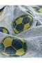 Blue Football Glow In Dark Printed Blanket - 3