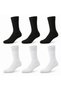 Bamboo Long Socks 6 Pairs Seamless Premium Classic Men's Socks
