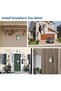 Key Lock Box Wall Mounted, Portable Combination Key Storage Box for Keys, Resettable Code Safe Secur - 5
