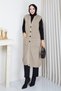 Women's Pocketed Button Closure Knitwear Vest