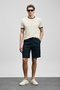 Peler Men's Sports Shorts Regular Fit Navy Blue - 4
