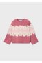 Girl's Pink Floral Sweater