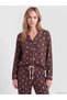 Bear Patterned Women's Pajama Set (W6) - 2