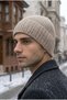 Men's Stone Winter Siberian Beanie Soft Wool Textured Windproof Folded Beanie - 3