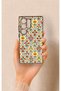 Samsung S24 Ultra Compatible Tile Tulip Patterned Silicone Case