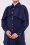 Flywheel Detail Buttoned Shirt Navy Blue - 5