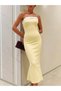 Rochie maxi, galben - 2