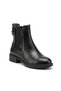 1705 black genuine leather women's boots - 2
