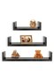 Set 3 rafturi, Wenge