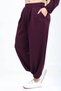 Plus Size Belted Pocketed Crew Neck High Waist Cuff Detailed Long Sleeve Set - 5