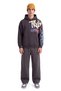 Graffiti Printed Hooded Sweatshirt - 2
