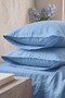 Soft Blue 100% Cotton 2-Piece Pillowcase 50X70 cm - 6