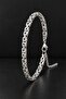 Men's Steel Bracelet Thin King Model 5 mm Steel Bracelet with Extension