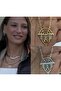 Silver Bague Stone Arrow Serenay Necklace