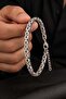Men's Steel Bracelet Thin King Model 5 mm Steel Bracelet with Extension - 4