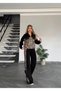 Sequin Detailed Leopard 2 Thread Set - 3
