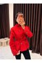 Women's Stand Collar Trench Coat Jacket with Belt and Buttons - 4