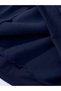 Hooded Oversize Sweatshirt Black Unisex Cotton Sweatshirt with Logo Detail - 6