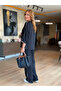 Women's elbow length sleeve striped two-piece set - 5