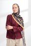 Floral Archive Rosalie Pattern Shawl - Gold - Black - 2