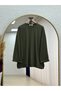 Belkıs Skirt and Sleeve Cuff Tunic-Mf1935 Khaki - 2