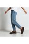 Brown Leather Buckle and Elastic Women's Casual Shoes - 2