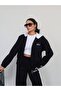 Double Color Hooded Tracksuit Set - 2