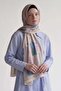Mosaic Pattern Olera Shawl Yellow - 3