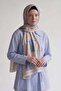 Mosaic Pattern Olera Shawl Yellow - 2