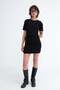 Gathered Side Mini Dress E1009