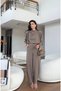 Polyviscon Fabric Degaje Collar Double Suit - 2