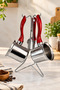 4 Piece Stainless Steel Coffee Pot Set with Stand