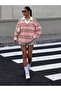 Polo Collar Striped Oversize Sweatshirt Jt9728 - 3