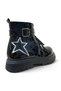528 Girl's Black Patent Leather Boots - 4