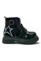 528 Girl's Black Patent Leather Boots