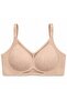 Women's Laser Cut Underwire-Free Supportless Herringbone Patterned Bra