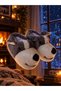 Women's Daily Dog Figured Silent Sole Plush Home Boots Non-Slip Winter Lightweight Cute Slippers - 2