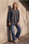 Bisiklet Yaka Kışlık Basic Kadın Sweat - 3