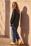 Bisiklet Yaka Kışlık Basic Kadın Sweat - 5