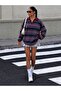 Polo Collar Striped Oversize Sweatshirt Jt9728 - 5