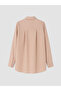Two Mt Shop Quality Lcw Studio Beige Striped Women's Shirt Tunic - 6