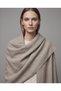 Women's Tassel Detailed Draped Shoulder Shawl, Cape Shawl - 2