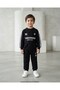 Boys' Winter 3-Strand Ribbed Double Layer Sweatshirt and Bottom Sweatpants Set for Ages 6-7-8-9-10-11-12-13-14
