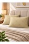 Bedsheet Set, Lime Green Pinstripe Pattern, 100% Cotton, 125 GSM - 6